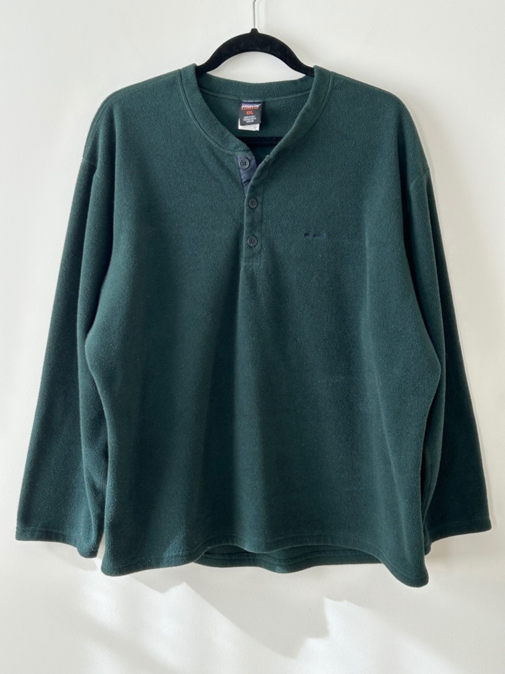 VTG Patagonia Capilene Green Fleece Henley Top